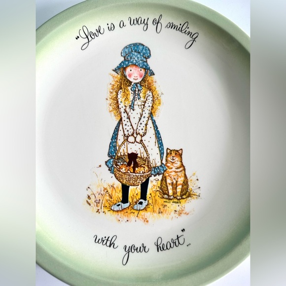 Vintage Holly Hobbie 1972 Collector’s Edition American Greeting Plate - Picture 2 of 6